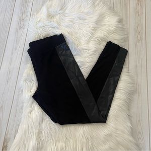 Cabi Bexley Faux Leather Trim Leggings